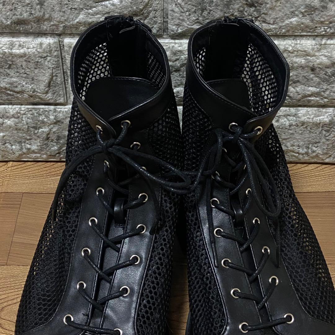 新品未使用　Ellno Loset エルノロゼット　メッシュブーツサンダル