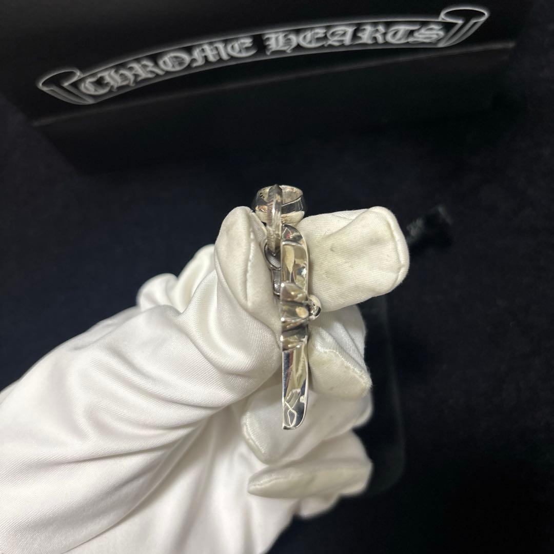 【カズ】CHROME HEARTS スモールCHクロス Wベイル