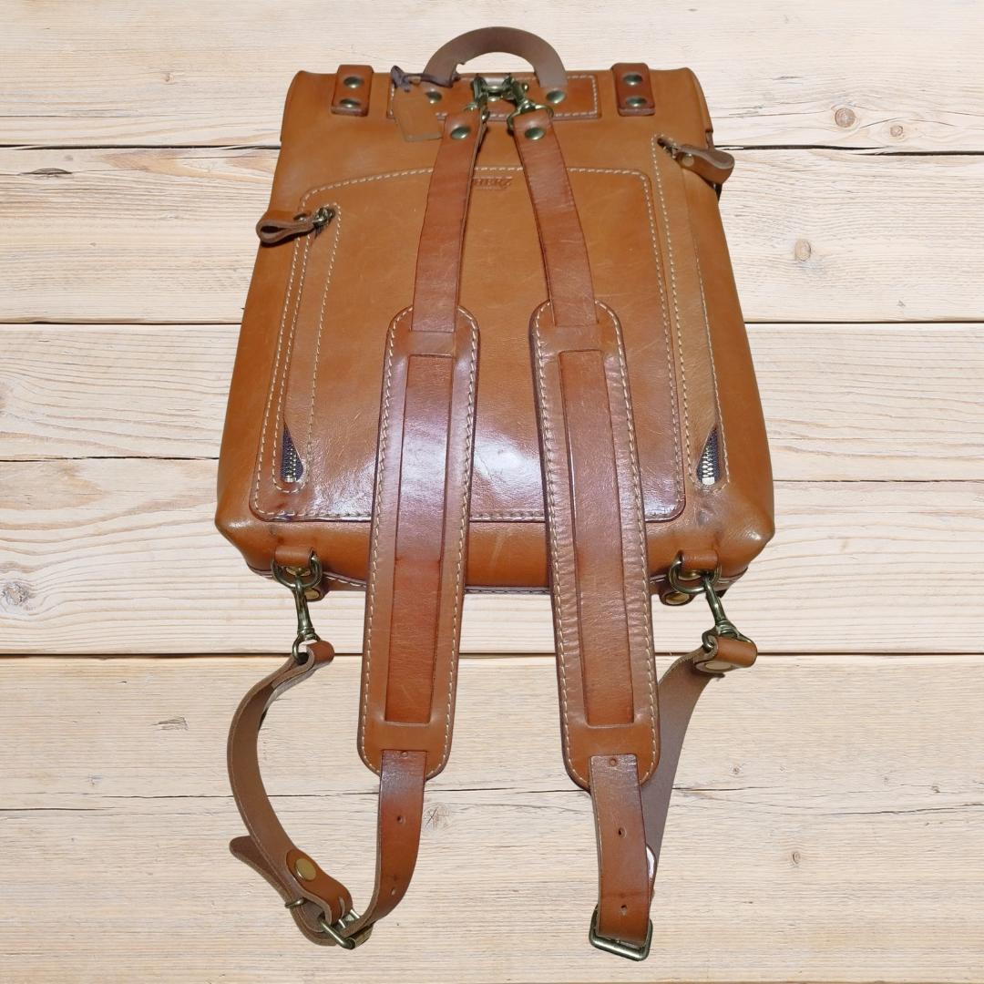 HERZ ラックスリュック・(R-143) N Big肩当て付き キャメル