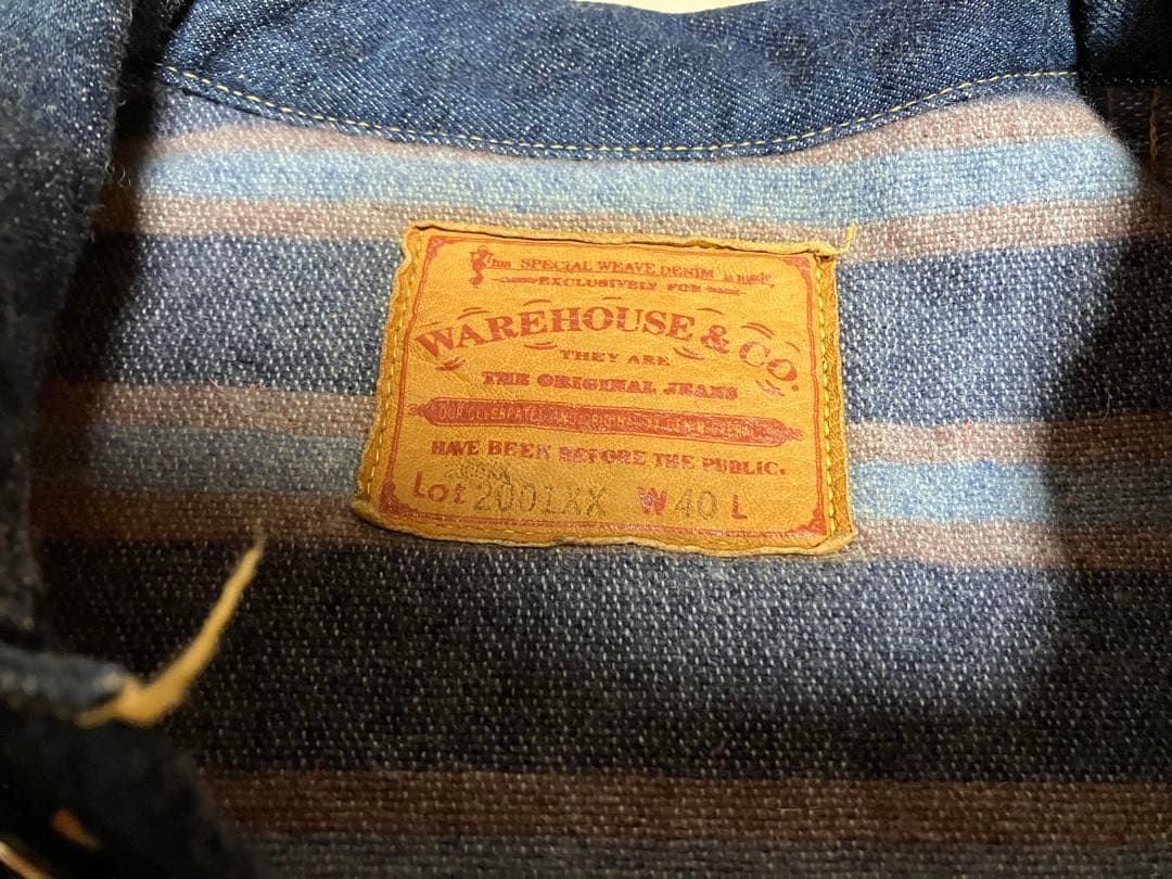 ジャケット・アウター WAREHOUSE 2001XX(2000XX) WITH BLANKET 40