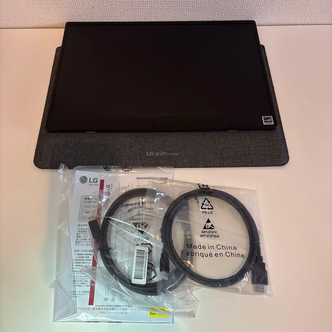 LG gram +view 17MT70 使用感なし