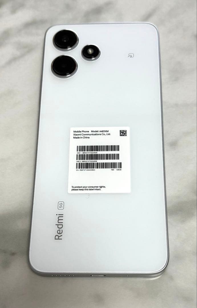 Redmi 12 5G 6.8インチ 128GB ムーンライトホワイト