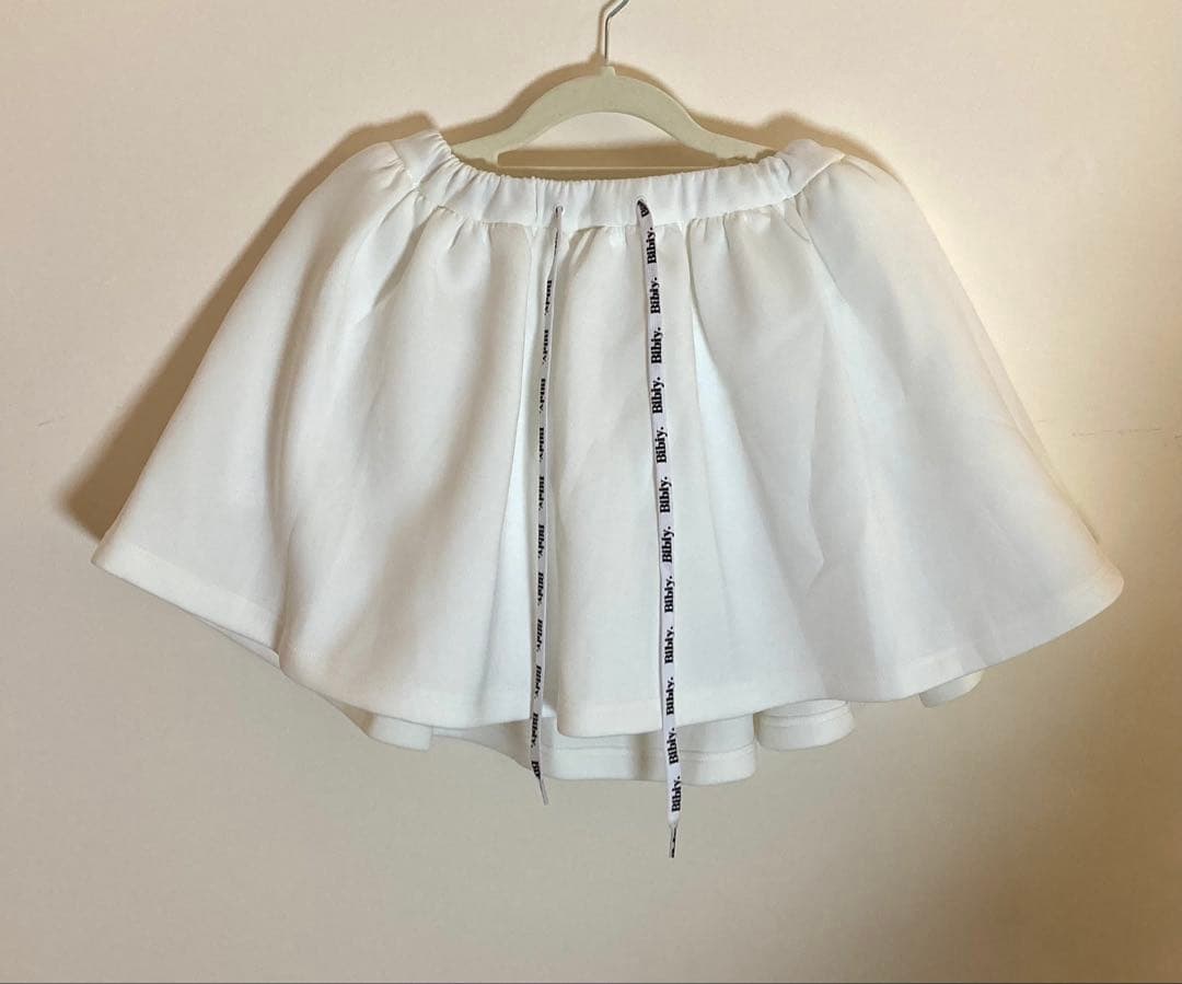 新品未使用Bibiy. NELLY MINI SKIRT ホワイトビビィ