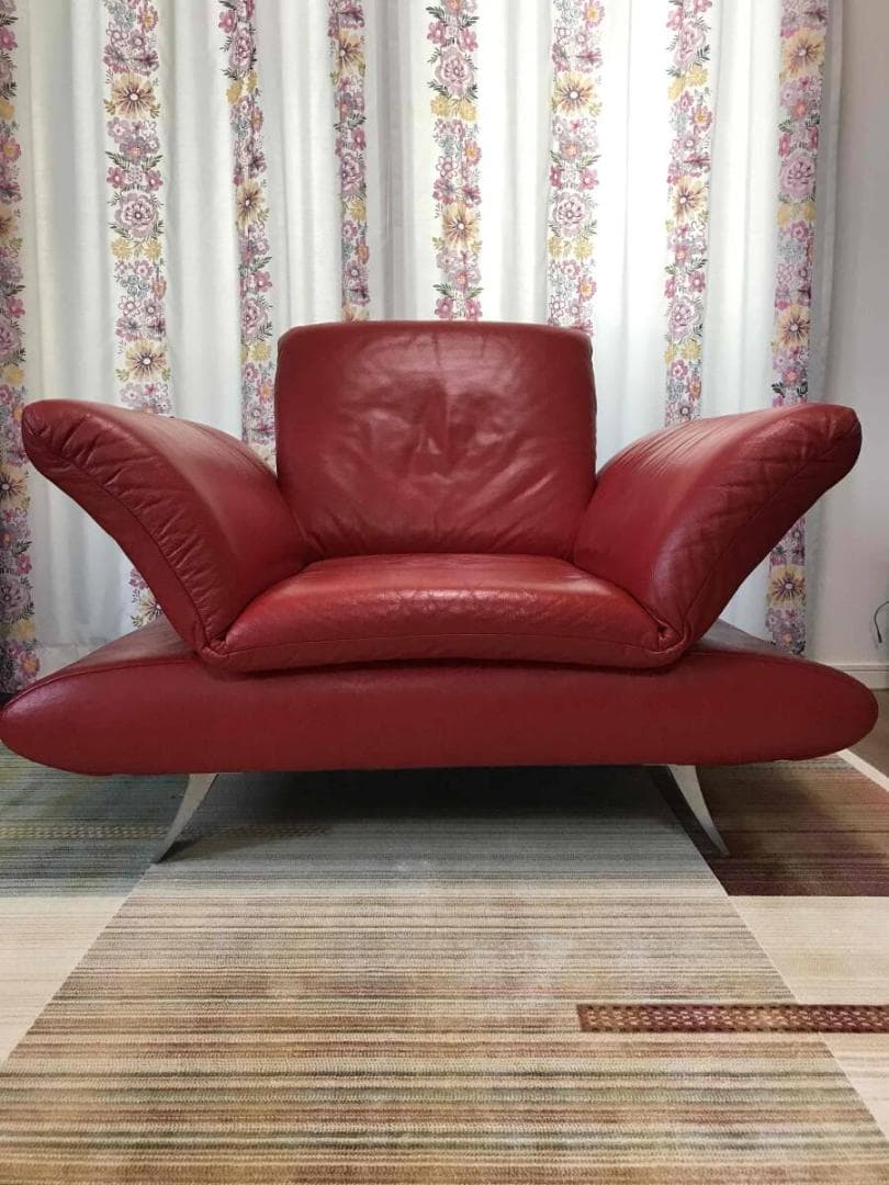 コイノール社（ドイツ）一人掛けソファ　ロッシーニ/ROSSINI　赤