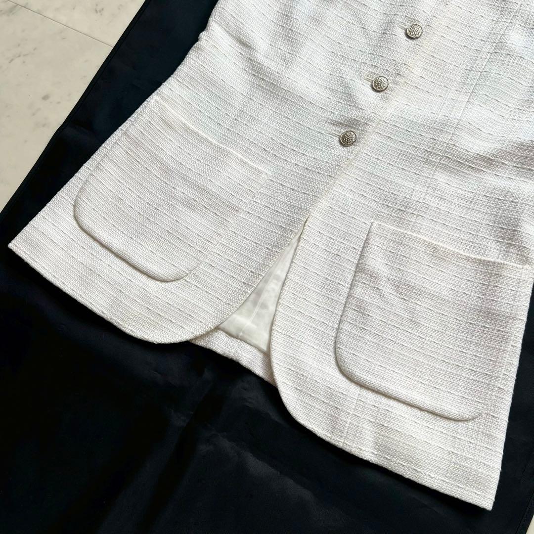 定価6万 ANAYI 2023 コットンオックスパッチポケットジレ 白 38