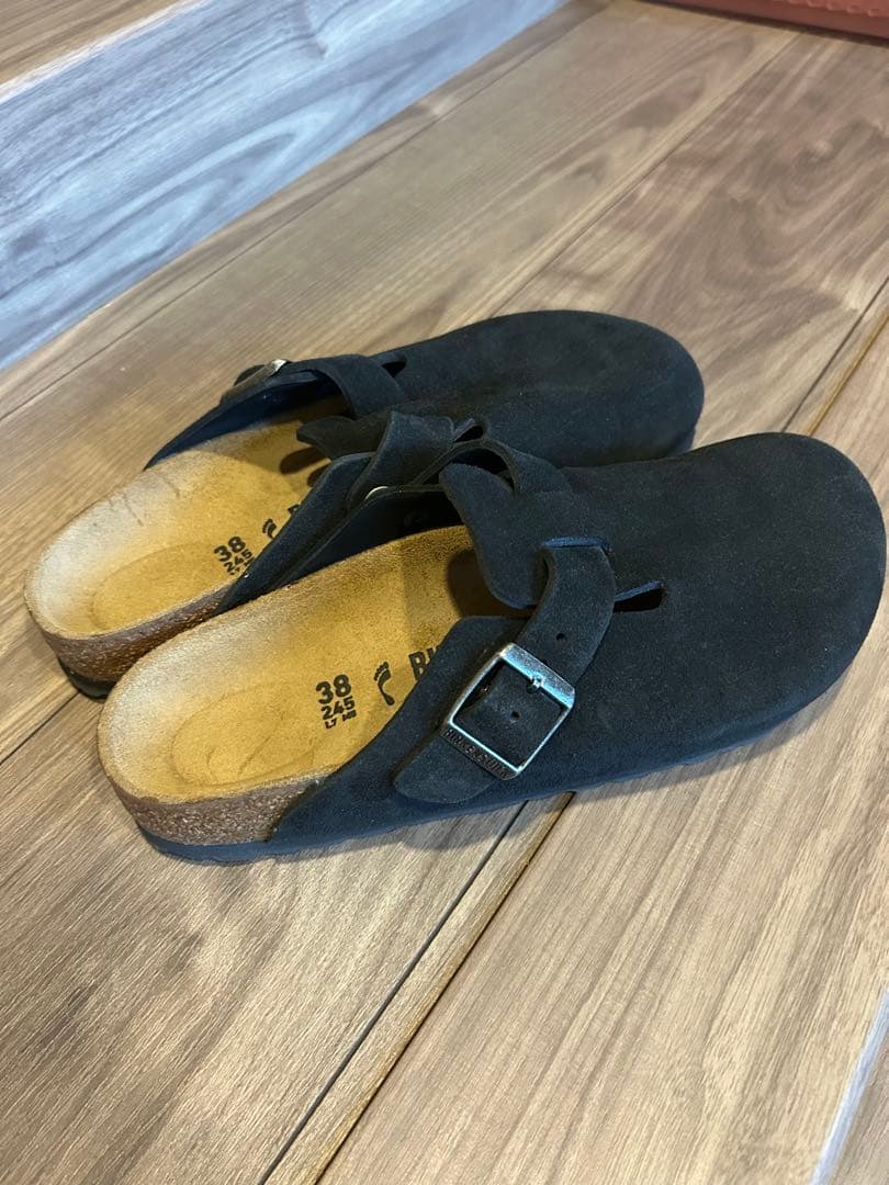靴 BIRKENSTOCK Boston BLACK