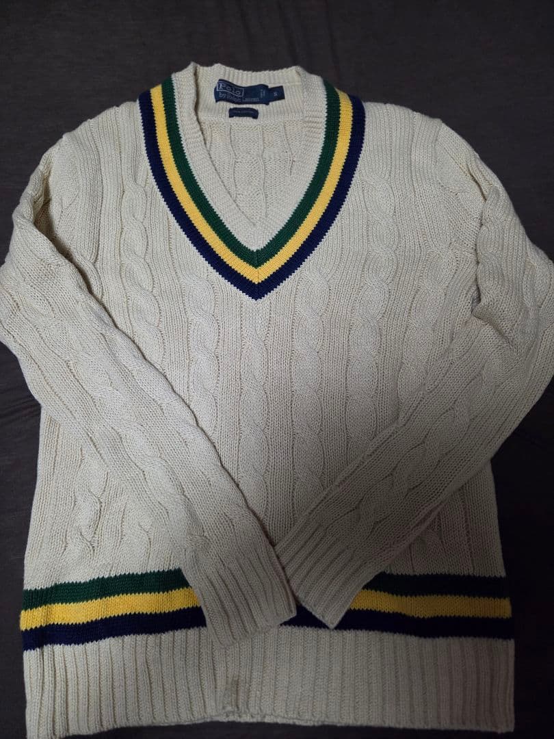 Polo by Ralph Lauren Vネックチルデンニット S