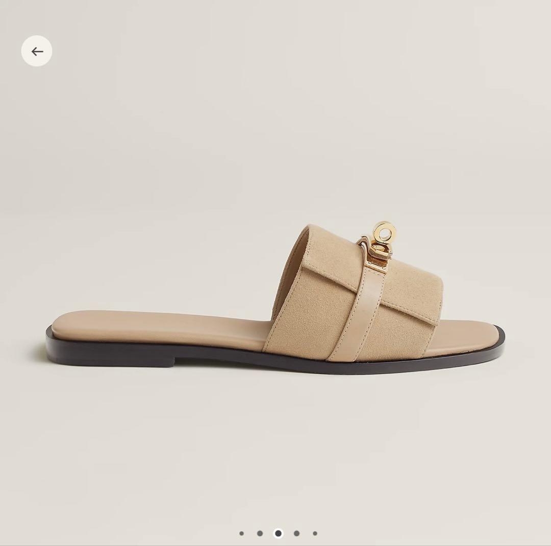 HERMES エルメス　サンダル　ジュリア　ゴールド金具