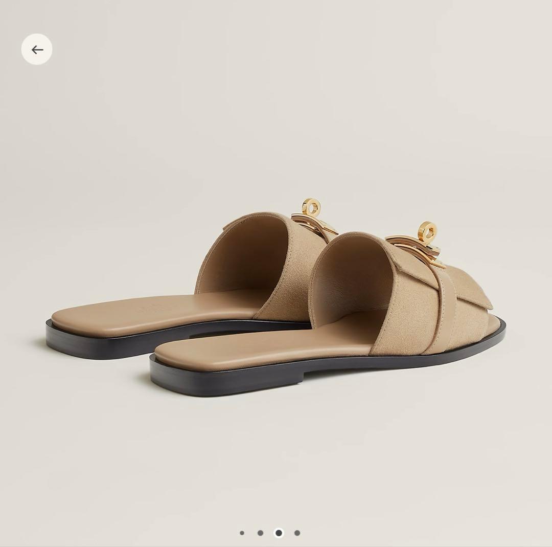 HERMES エルメス　サンダル　ジュリア　ゴールド金具