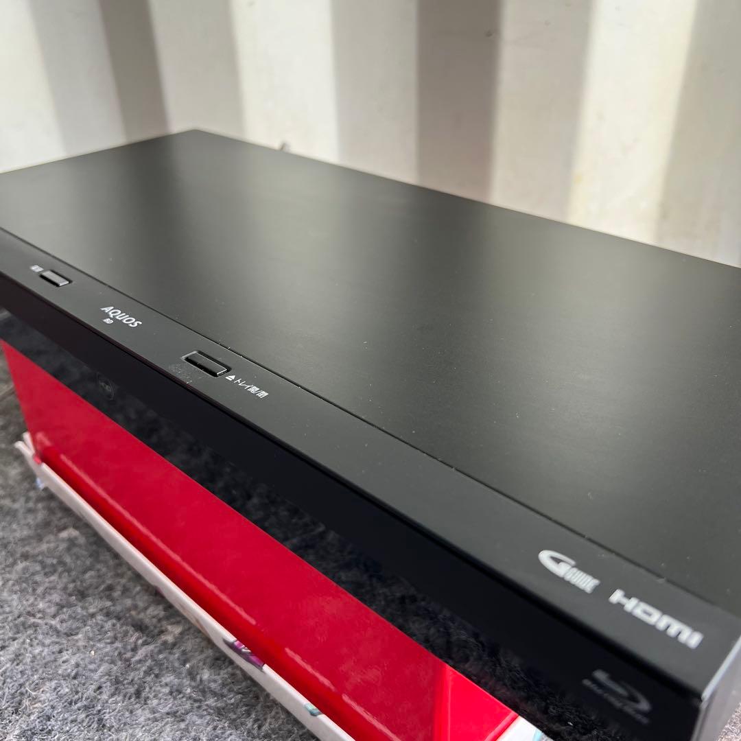 E71美品✨　シャープ 1TB ブルーレイレコーダー AQUOS 2番組同時録画