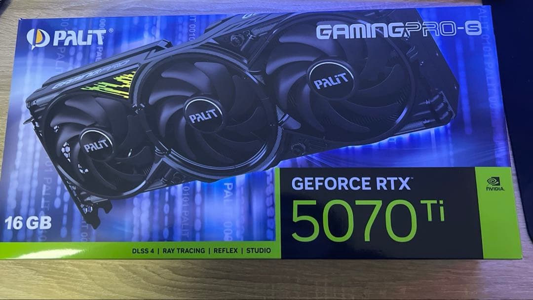 グラフィックボード・グラボ・ビデオカード Palit RTX5070ti 16gb