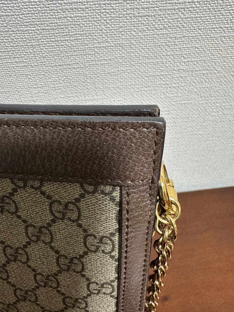 GUCCI オフィディア GGチェーンバッググッチ ミディアムショルダーバッグ