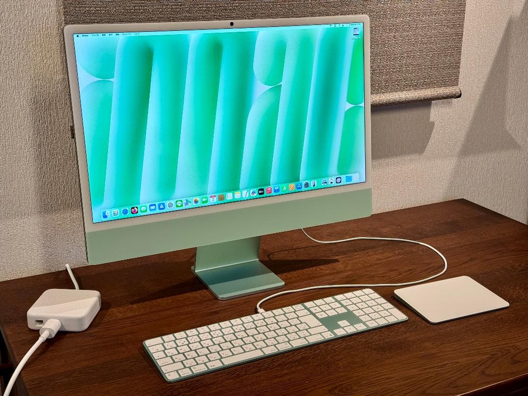 H*I様 iMac 2024 グリーン M4/32GB/2TB Trackpad