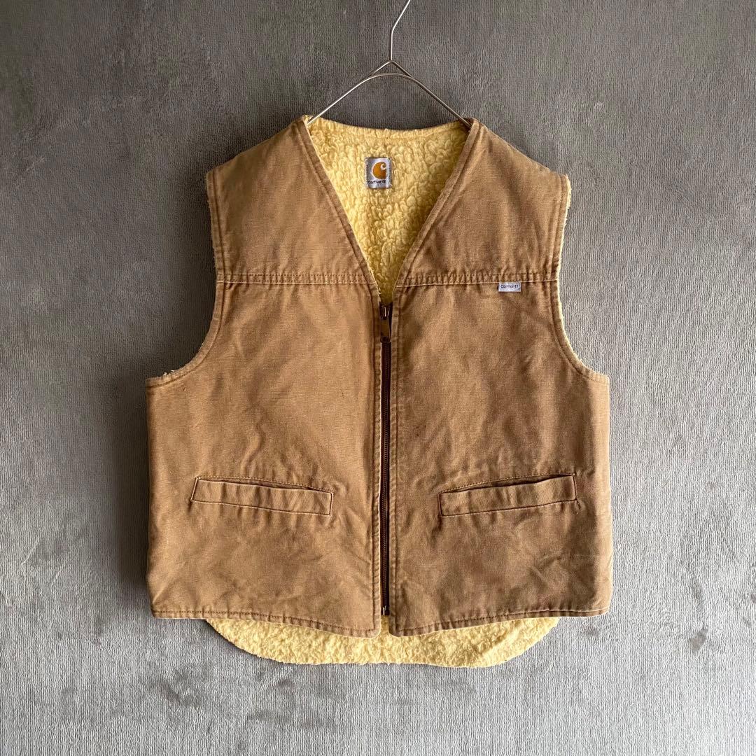 Carhartt USA製 ダックベスト ボアベスト 星タグ ヴィンテージ