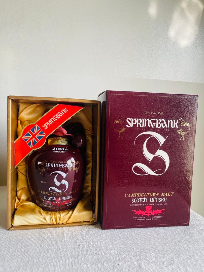 未使用SPRING BANK スプリングバンク 12年ウイスキー特級箱入り