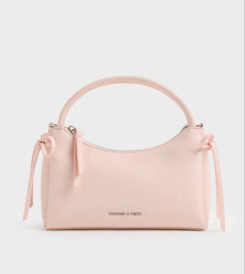 【新品未使用】チャールズアンドキース ヘーゼル ボウトップハンドルバッグ