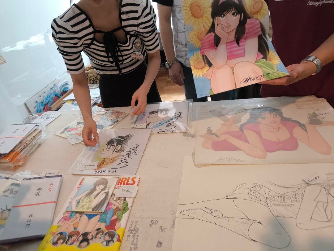 J-Store かぼちゃワイン エル 三浦みつる 直筆カラーイラスト