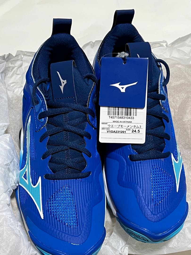 Mizuno WAVE MOMENTUM 3 バレーボールシューズ 24.5cm