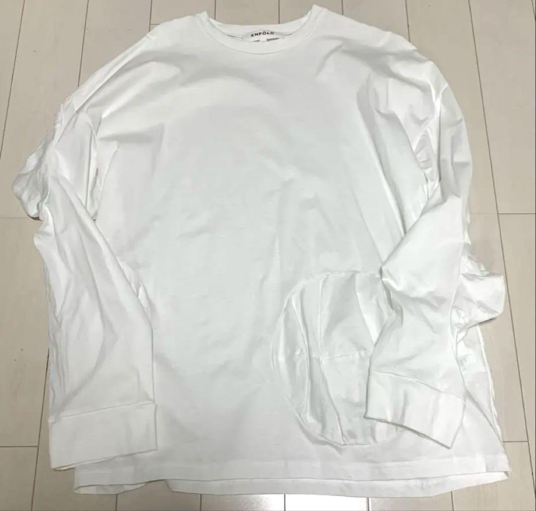 トップス 2025AW BALL DRAPE LONG-SLEEVE-T-SHIRT