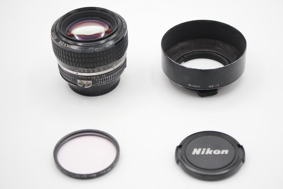 Nikon ニコン Ai-s NIKKOR 50mm F1.2◆HS-12付♪