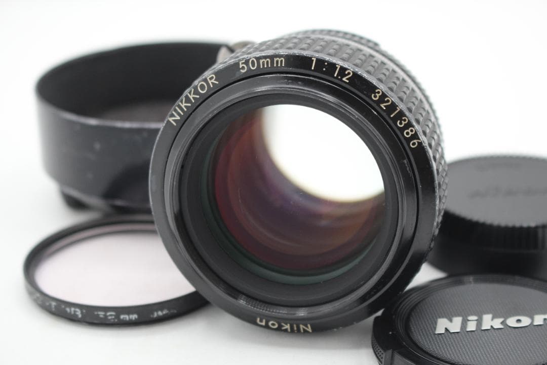 Nikon ニコン Ai-s NIKKOR 50mm F1.2◆HS-12付♪