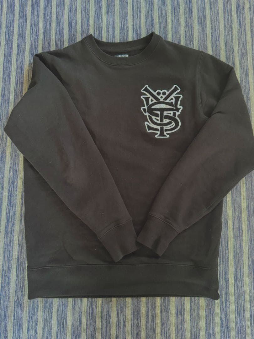 Wappen” old stussy Black スウェット L 00s