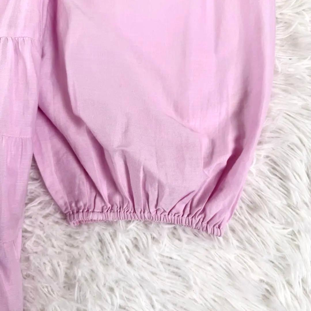 マーレット ARBOR ティアード ワンピース ピマコットン ピンク XS