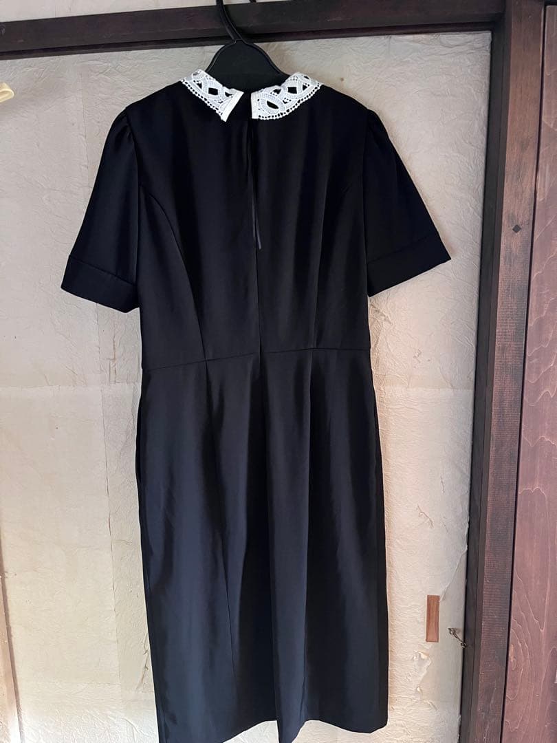 overＥ 90サイズ レース 襟付き ワンピース お呼ばれ Mサイズ