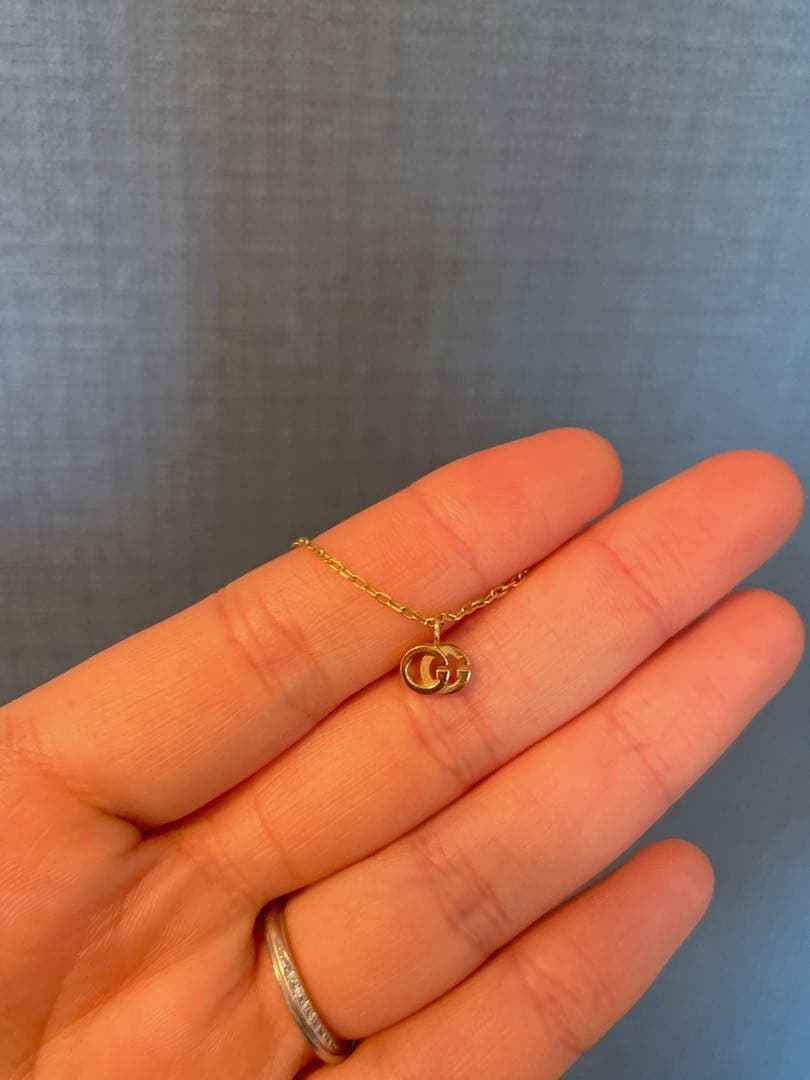GUCCI ゴールド　ネックレス(付属品あり)