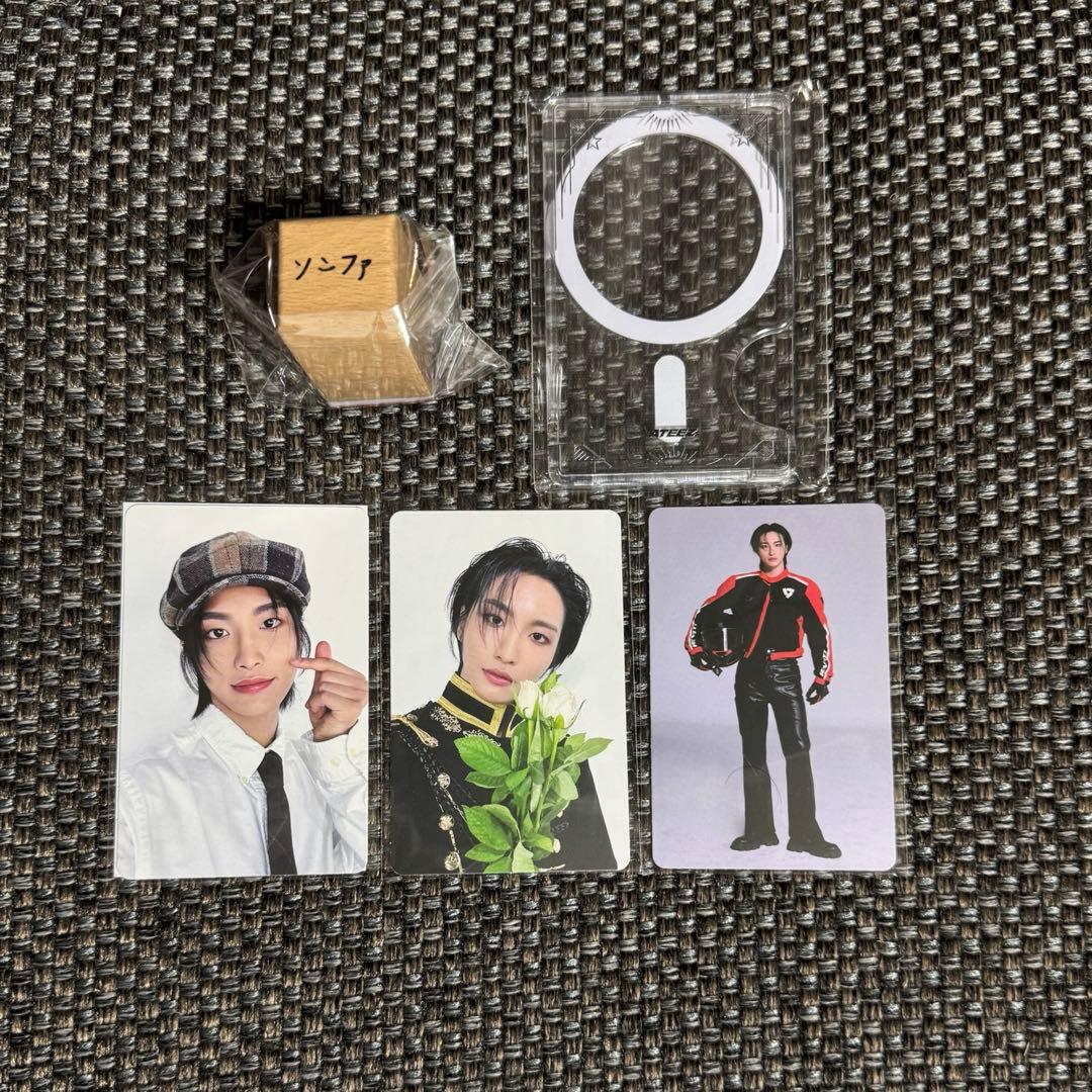 ATEEZ exhibition ソンファ　ハンコ　MagSafe ハンカチ