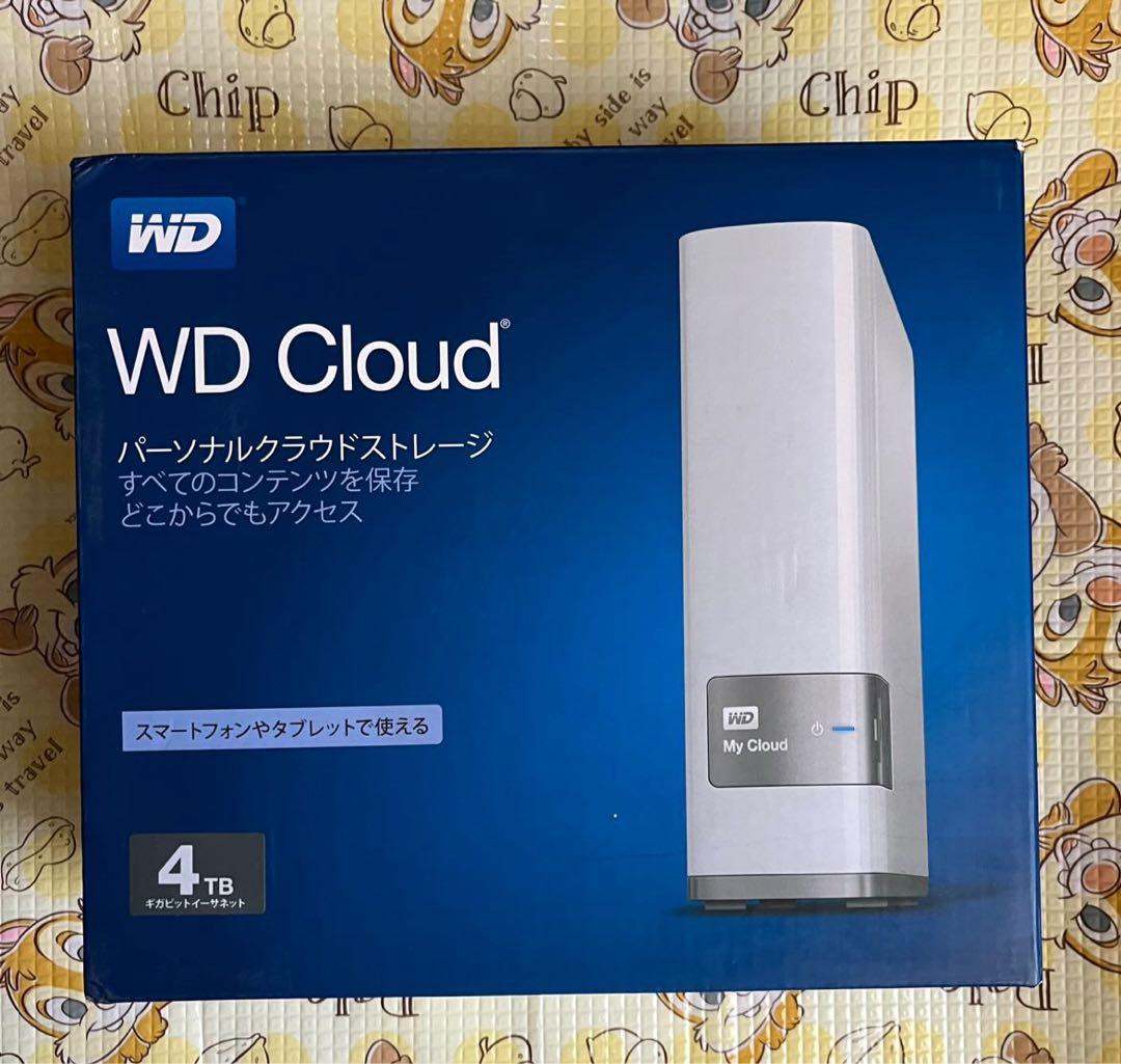 WD My Cloud 4TB NAS パーソナルクラウドストレージ