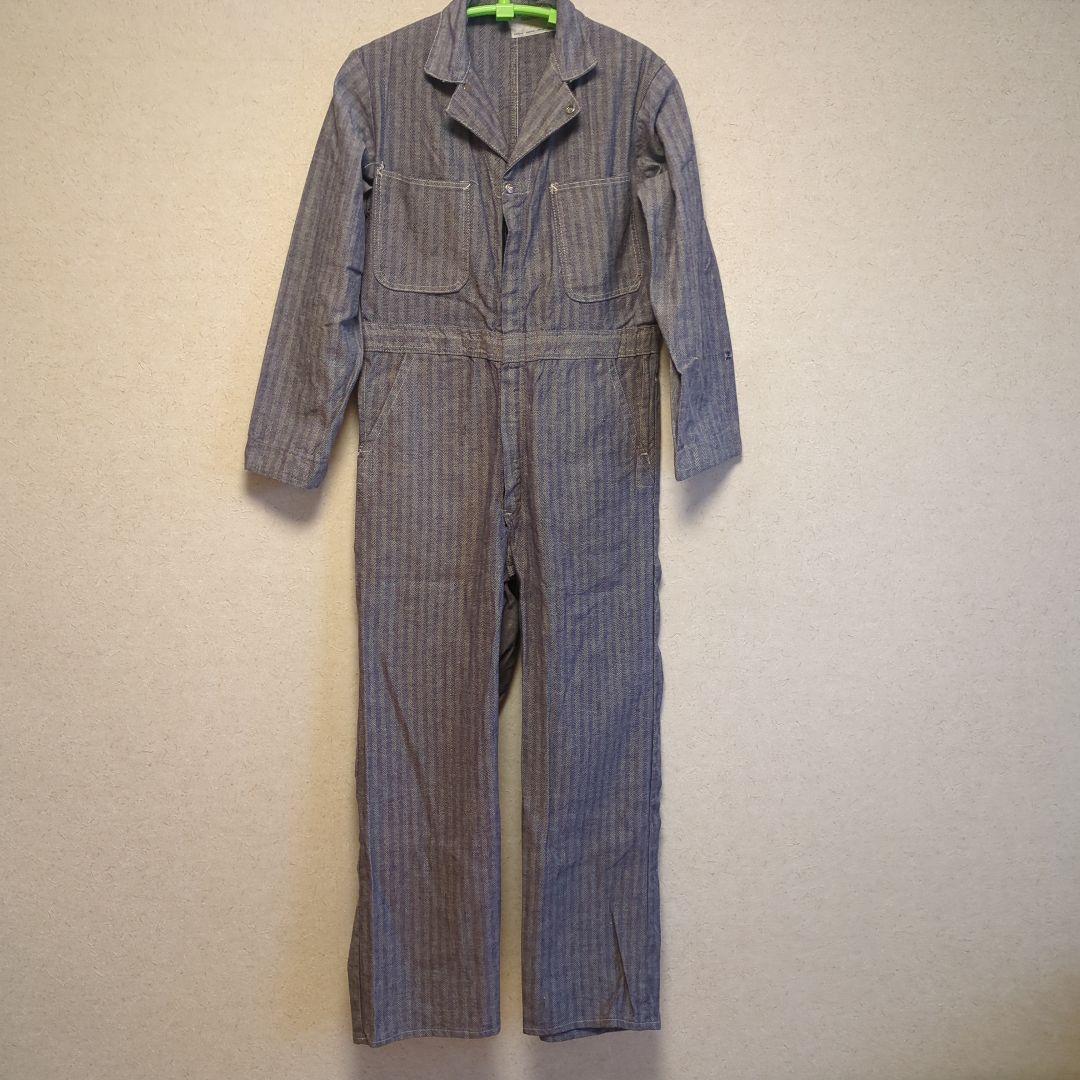 60sヴィンテージUSAユニバーサルオーバーオールHBヘリンボーンオールインワン