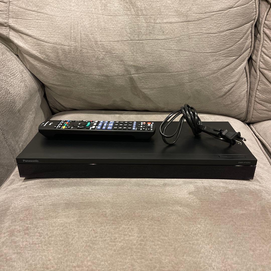 2023年Panasonic 4K ブルーレイ レコーダー DMR-4TS203