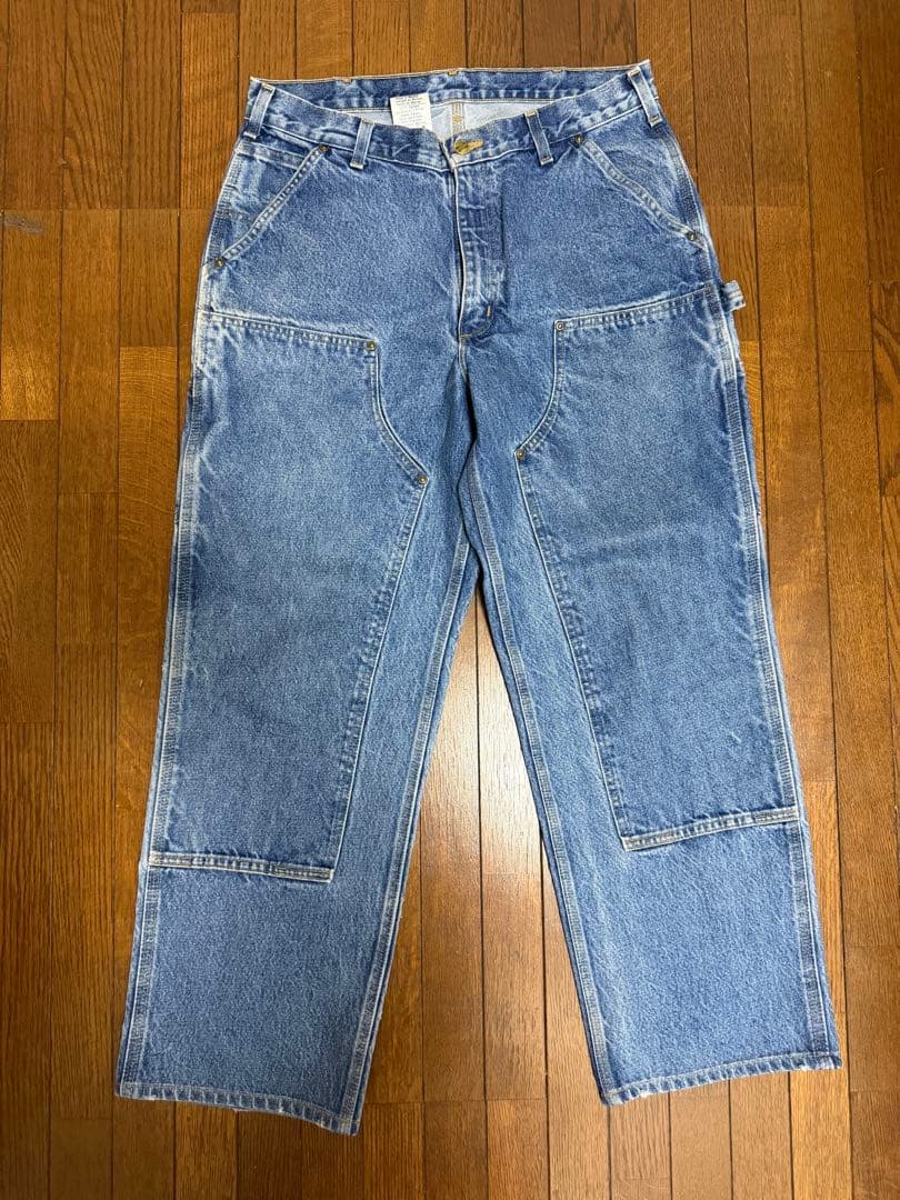 ウ*ん様 Carhartt カーハート ダブルニーデニム メキシコ製 W34 L