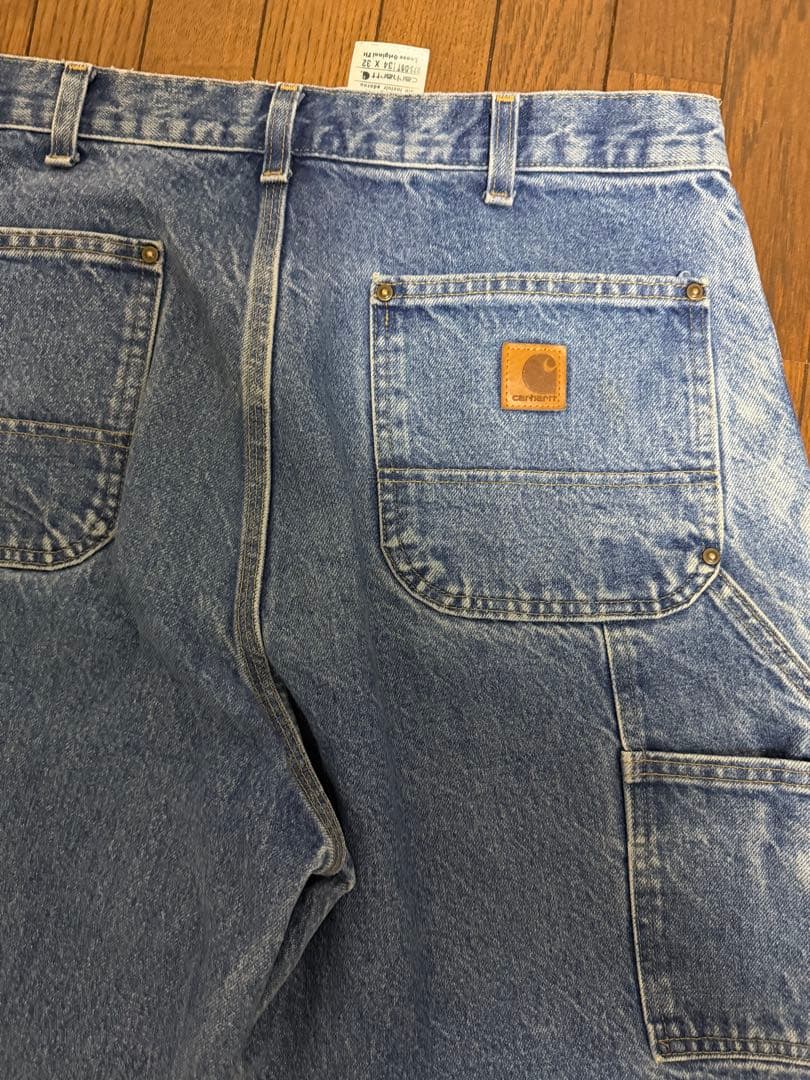 ウ*ん様 Carhartt カーハート ダブルニーデニム メキシコ製 W34 L