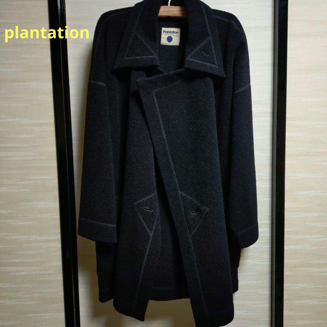 plantation　　プランテーション 　イッセイミヤケ　ウールコート