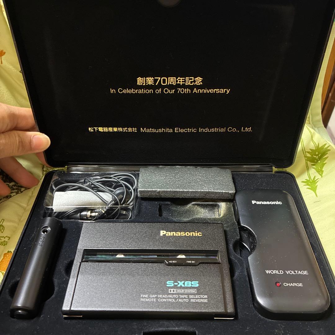 Panasonic RQ-S1D カセットプレーヤー　創業70周年記念　　袋付き