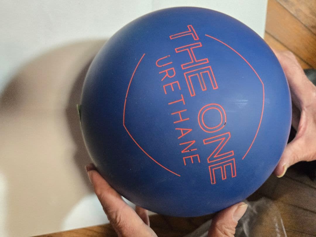 ボーリングボウリングボール⑤6.858kgtheONEザワンウレタンエボナイト