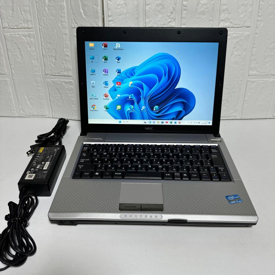 Windows11 オフィス2024年　Core i7 高速起動SSD NEC