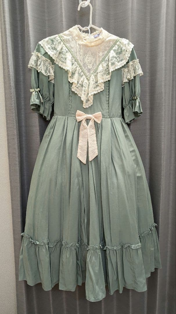 axes femme kawaiiヴィンテージドールワンピース ミント