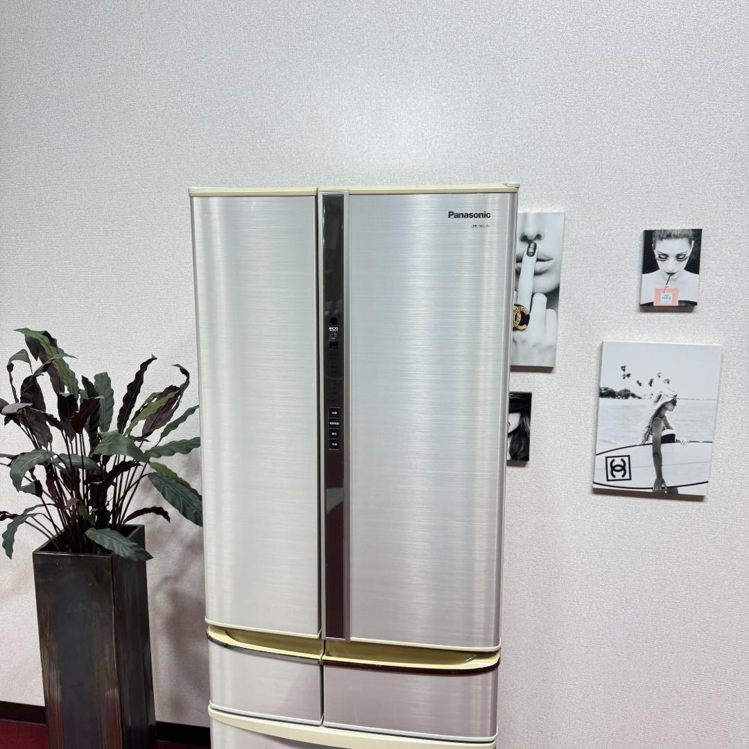 都内23区配送無料　パナソニック2009年製　6ドア冷蔵庫426L　製氷有