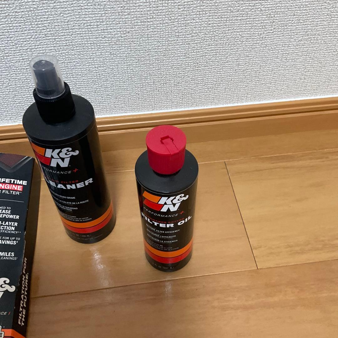 JB64ジムニーK&N エアフィルター + クリーナー・オイルセット