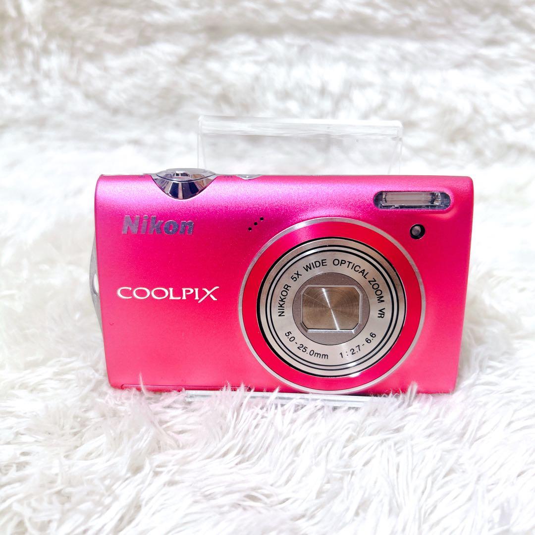 【極美品】　Nikon COOLPIX S5100 ピンク 5倍光学ズーム