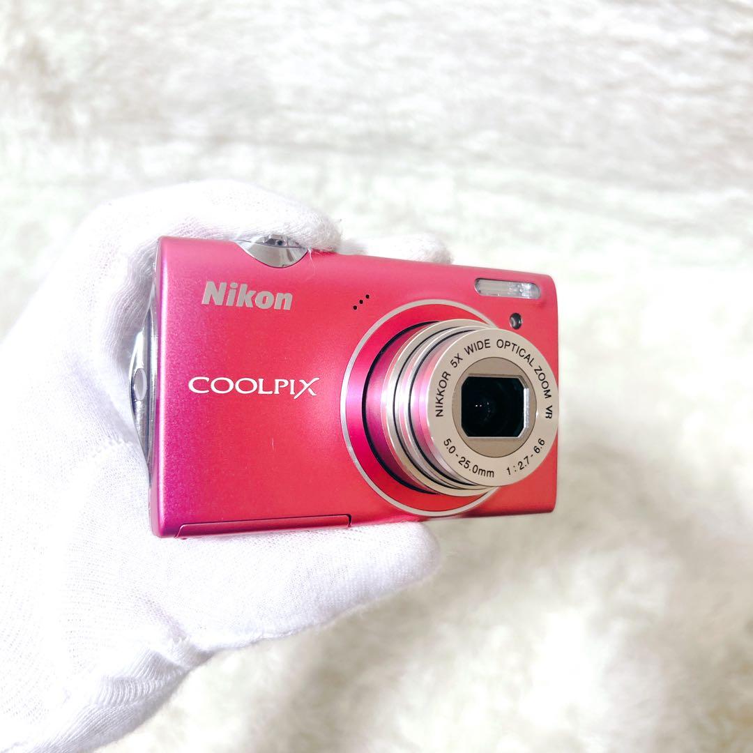 【極美品】　Nikon COOLPIX S5100 ピンク 5倍光学ズーム