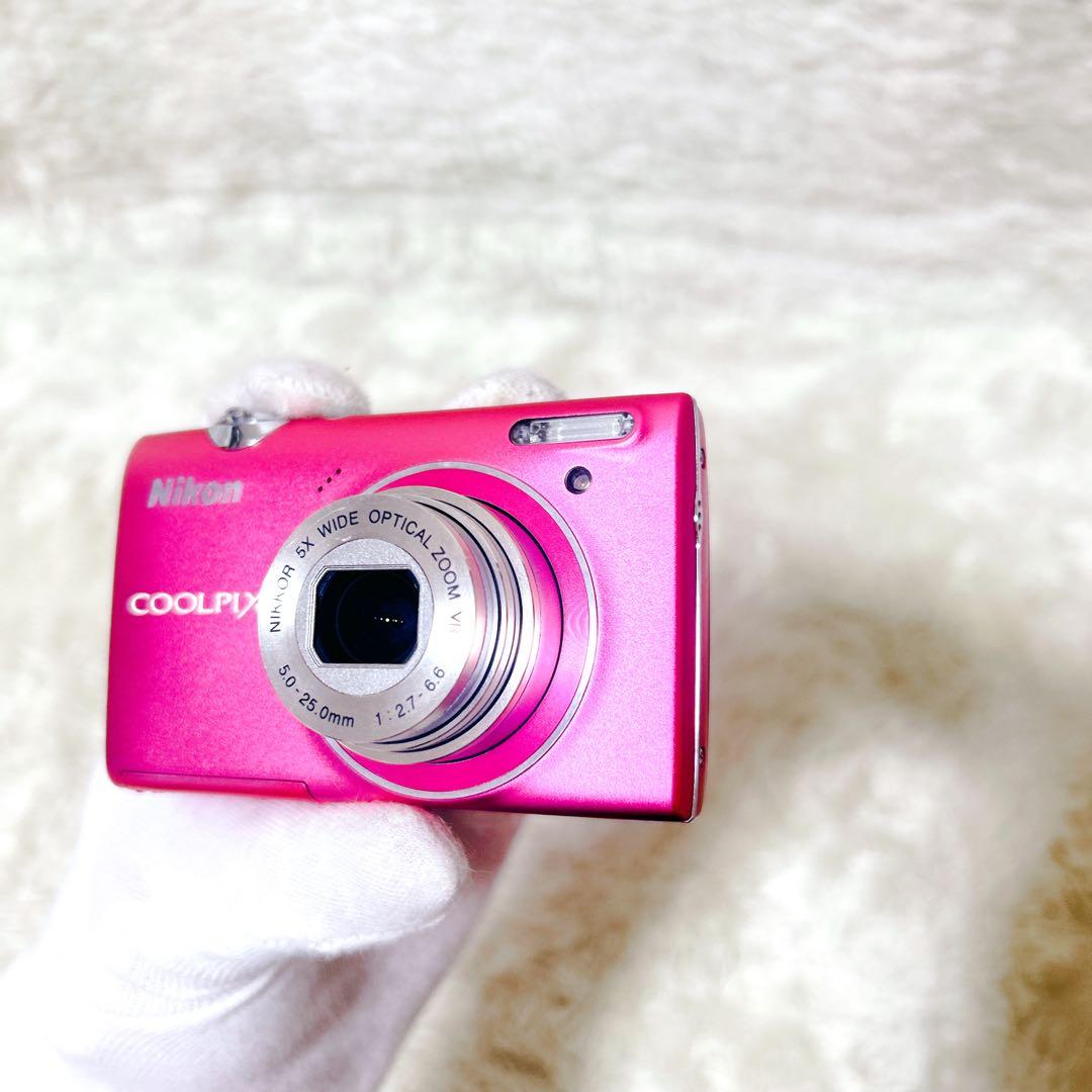 【極美品】　Nikon COOLPIX S5100 ピンク 5倍光学ズーム