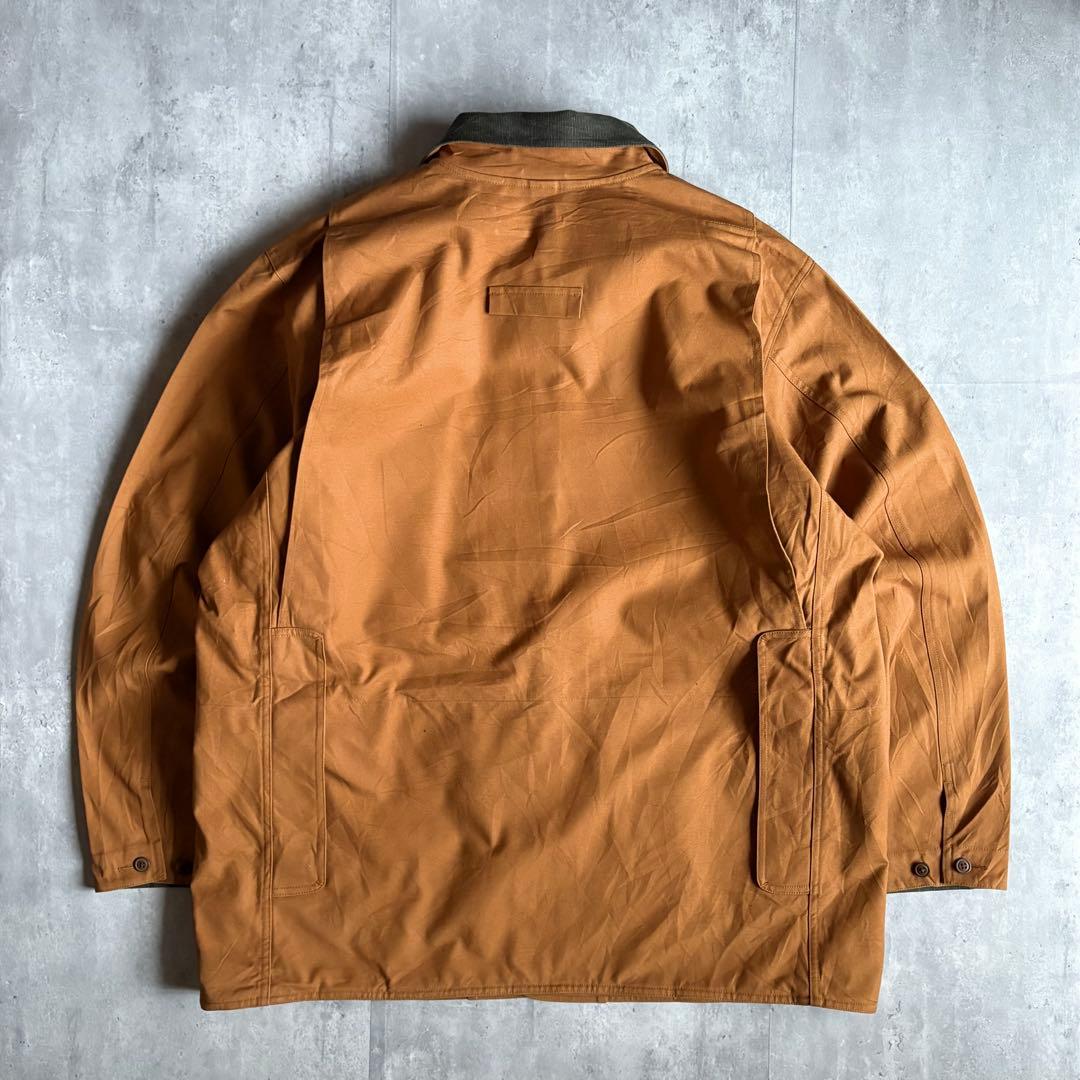 【90s L.L.Bean】ハンティングジャケット　ダック生地　襟コーデュロイ