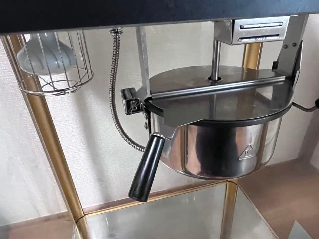 eモンズ ポップコーンメーカー 赤/金