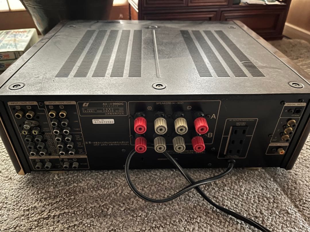 【通電確認のみ】SANSUI 山水 サンスイ AU-α999DGプリメインアンプ
