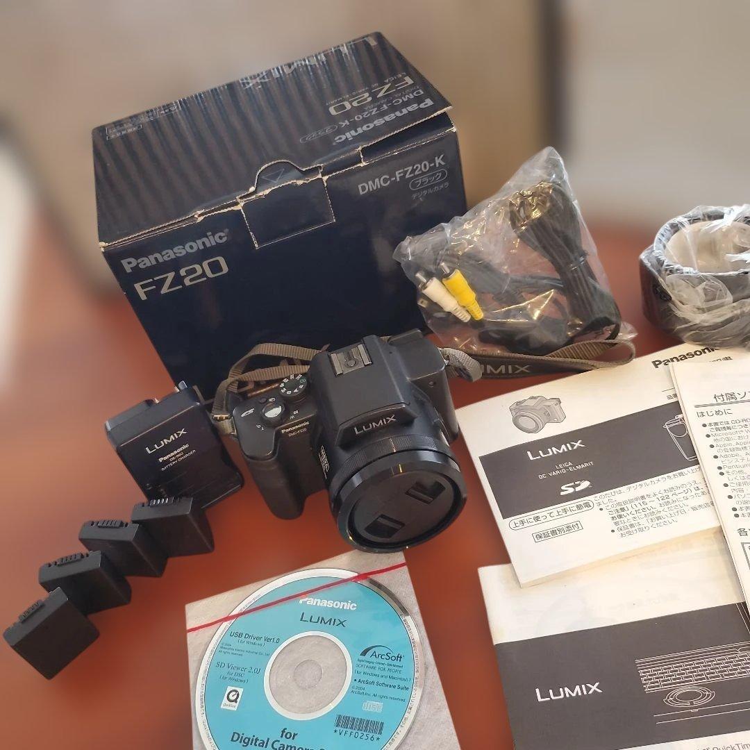 Panasonic DMC-FZ20 デジタルカメラ(中古作動確認済み)