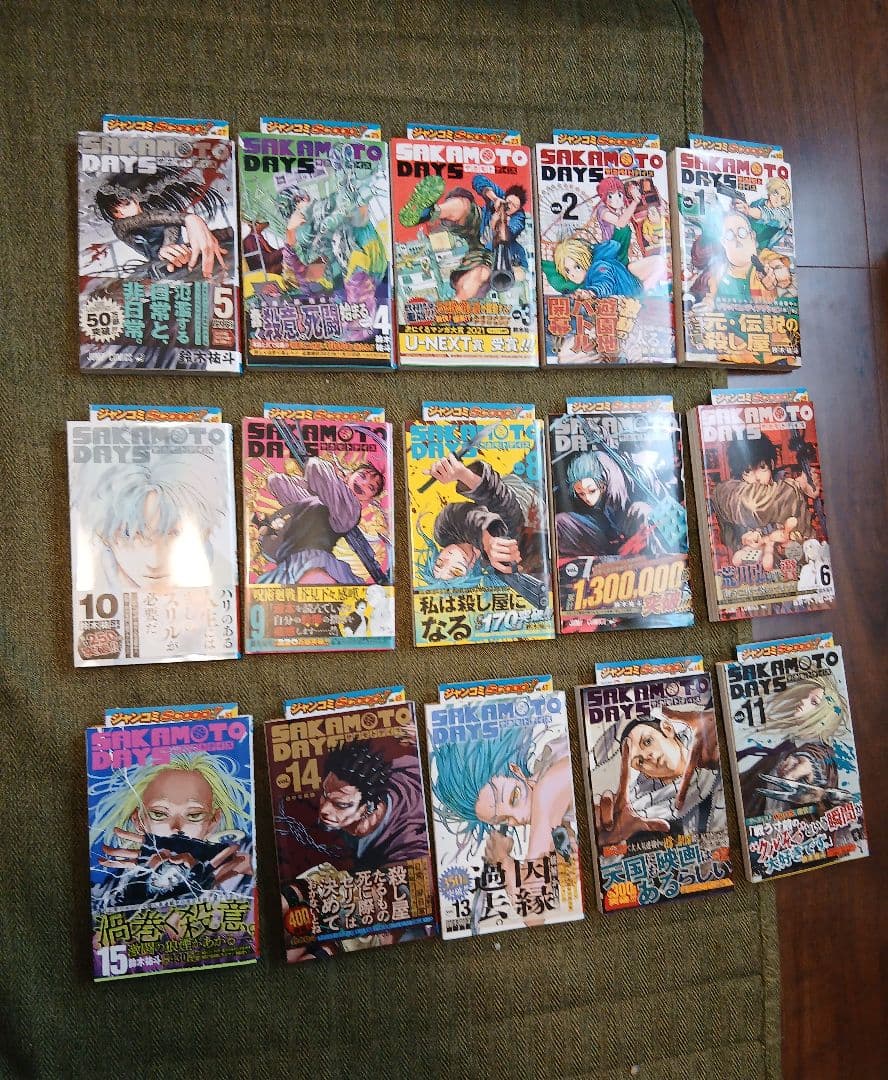 一部特典あり　サカモトデイズ25巻+関連本5巻　全巻初版チラシ帯付
